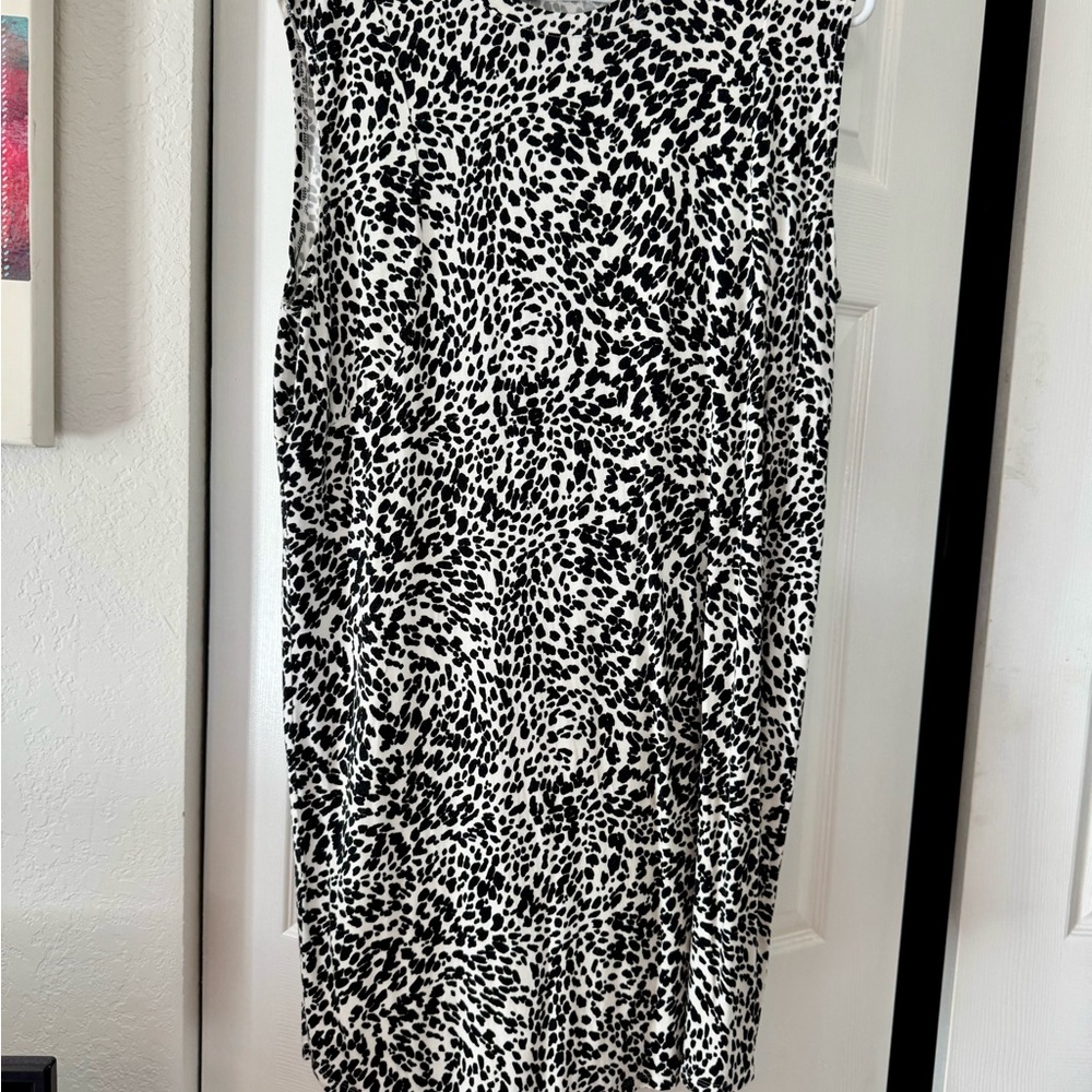 Maurices Black and White Patterned Dress